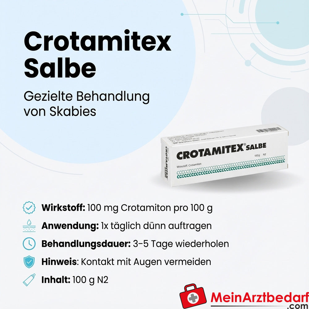 Crotamitex Creme 100 mg/g Crotamiton 100 g