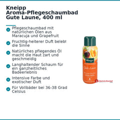 Kneipp Aroma-Pflegeschaumbad Gute Laune, 400 ml.
