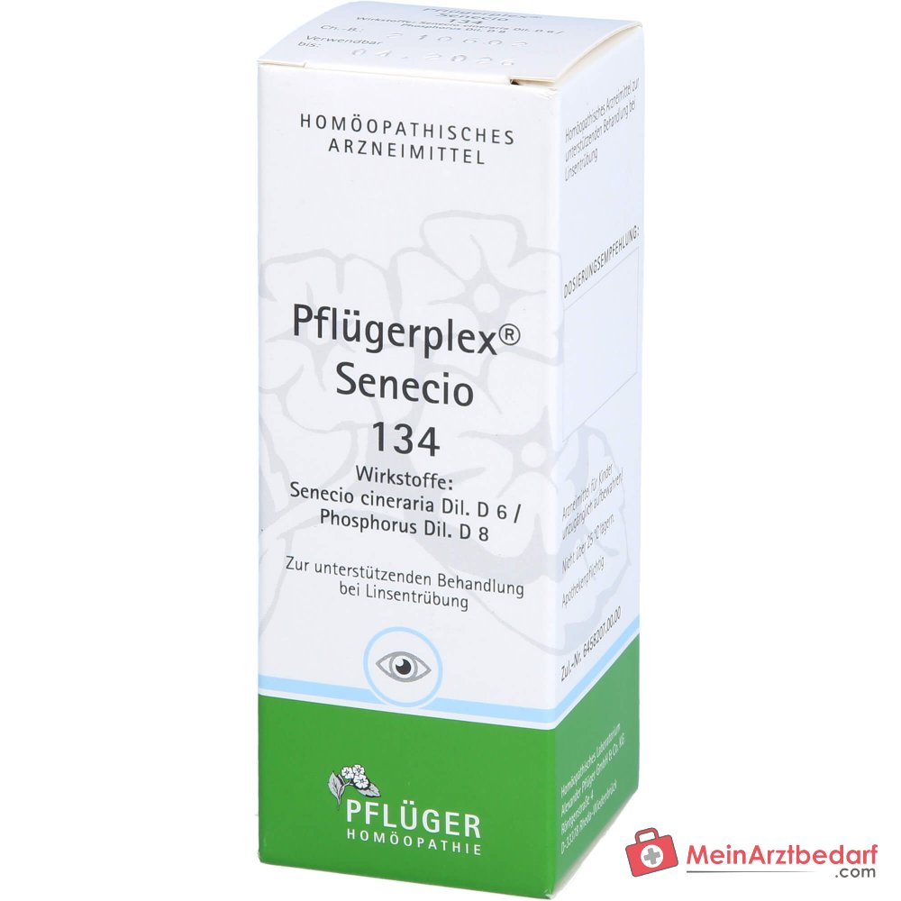 Pflügerplex Senecio 134 Senecio cineraria D6, Fosfor D8 Druppels 50 ml