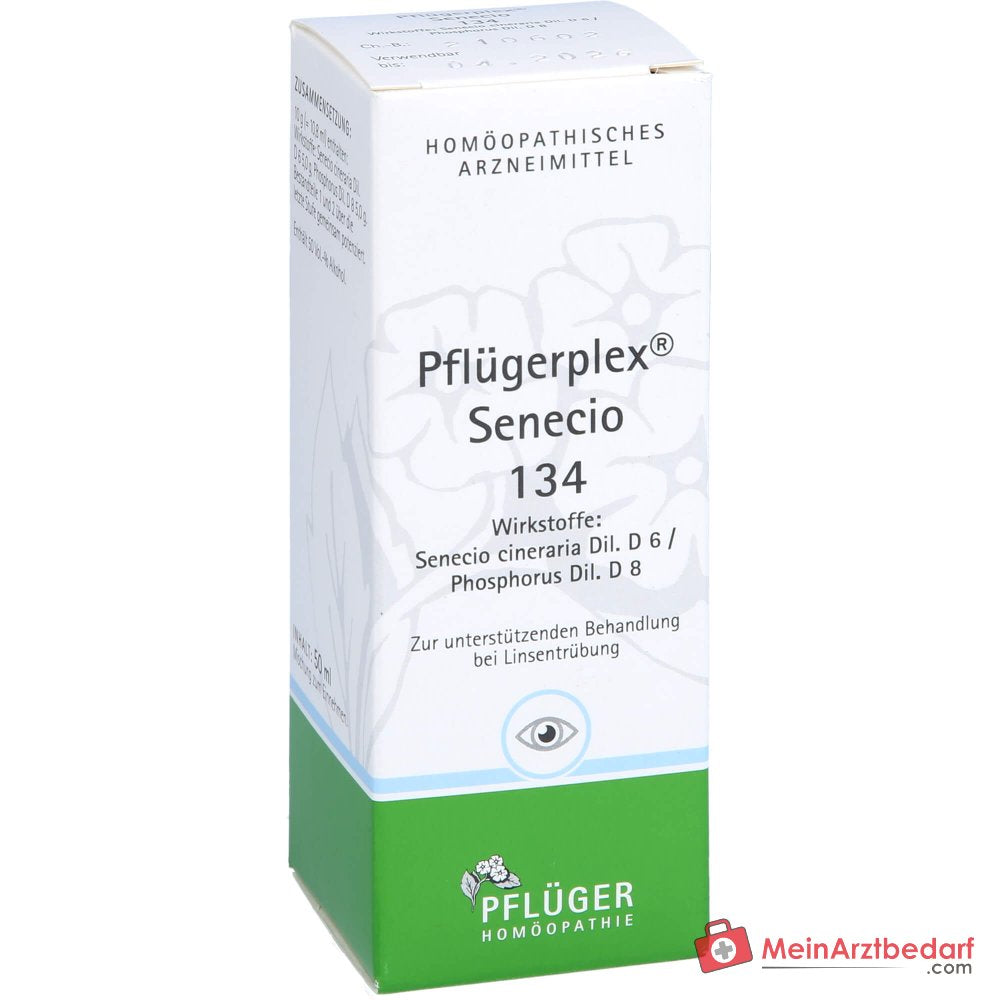 Pflügerplex Senecio 134 Senecio cineraria D6, Fosfor D8 Druppels 50 ml
