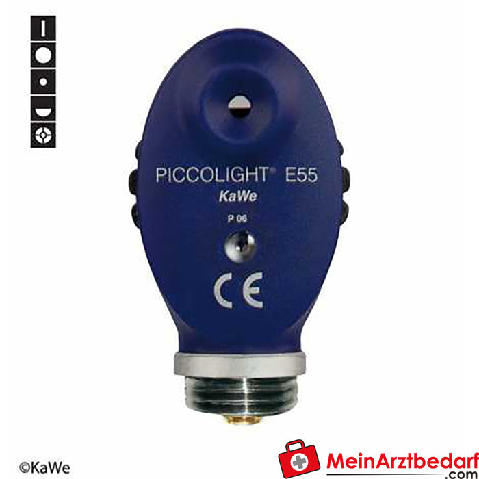 KaWe PICCOLIGHT E55, 2,5 V, niebo, oftalmoskop