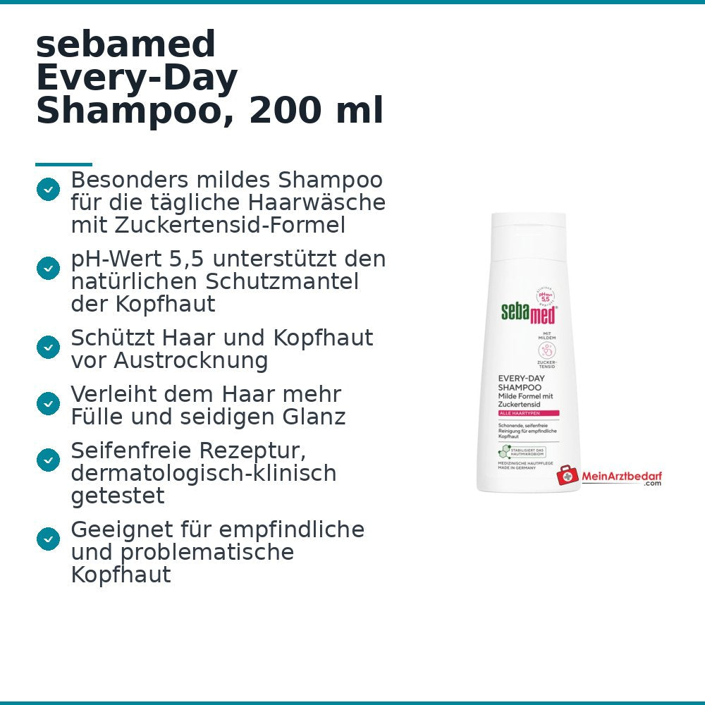 sebamed Every-Day Shampoo, 200 ml.
