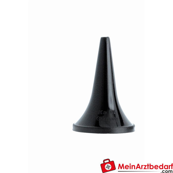 KaWe disposable ear funnel, Ø 2.5 mm, black