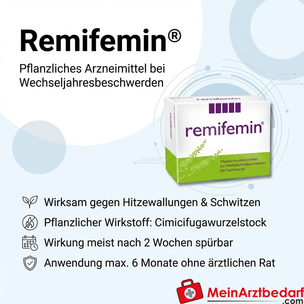 Remifemin tabletten droog extract van cimicifuga rizoom 2,5 mg