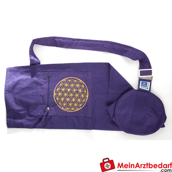 Berk yoga bag with flower of life