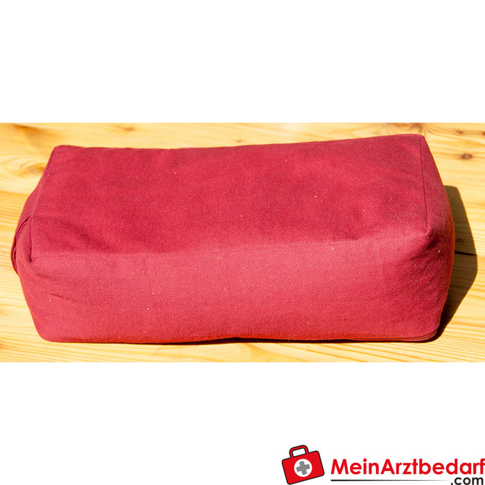 Berk meditation seat wine red filled with buckwheat