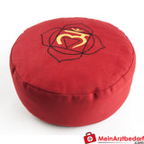 Berk meditation cushion root chakra 36x15 cm buckwheat husk cotton cover