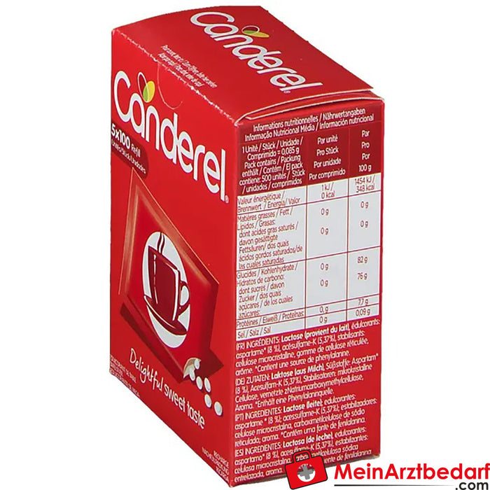 Canderel Sweet 补充装，500 件。