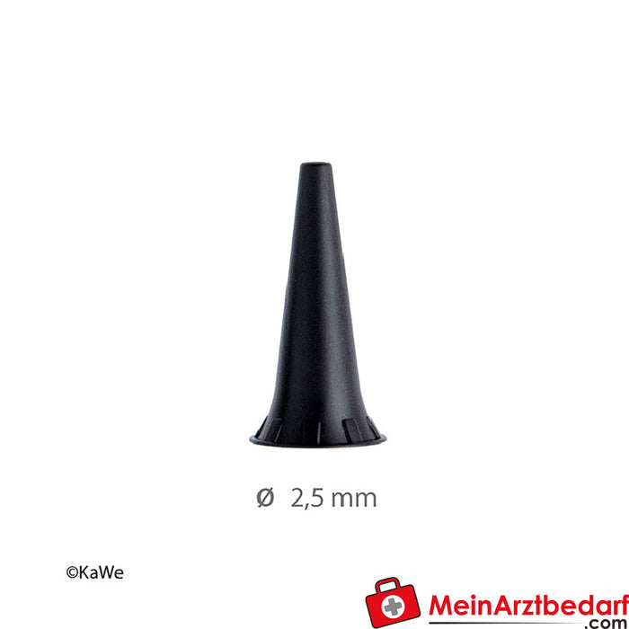 KaWe ear funnel, reusable, Ø 2.5 mm, 10 pcs.