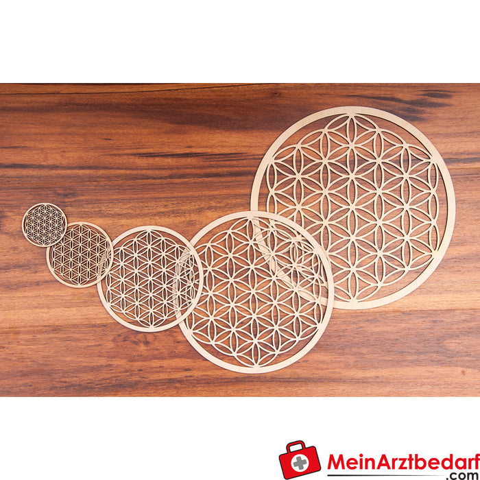 Berk flower of life made of wood