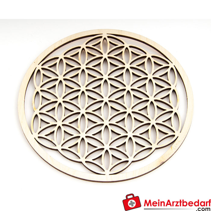 Berk flower of life made of wood