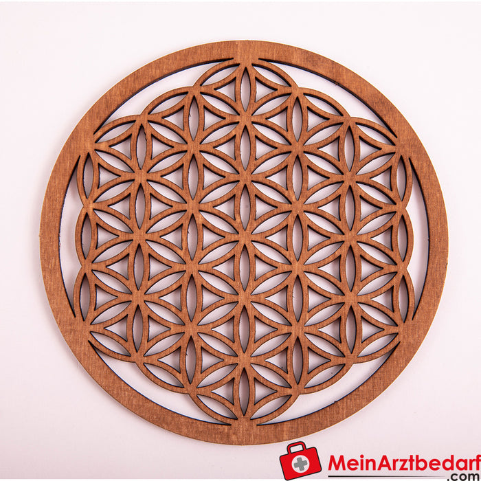 Berk flower of life, dark brown