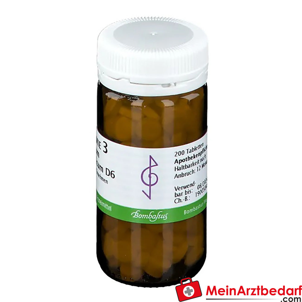 Bombastus Biochemie 3 Ferrum phosphoricum D 6 Tabletten.