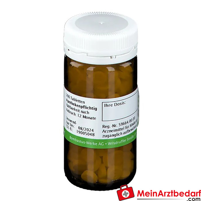 Bombastus Biochemistry 3 Ferrum phosphoricum D 6 Tablets