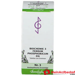 Bombastus Biochemie 3 Ferrum phosphoricum D 6 Tabletten.