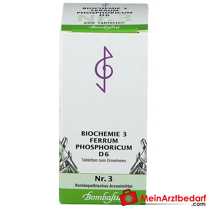 Bombastus Biochemie 3 Ferrum phosphoricum D 6 Tabletten