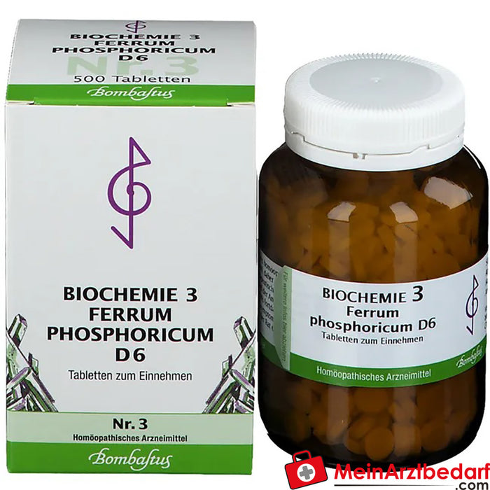 Bombastus Biochemie 3 Ferrum phosphoricum D 6 Tabletten