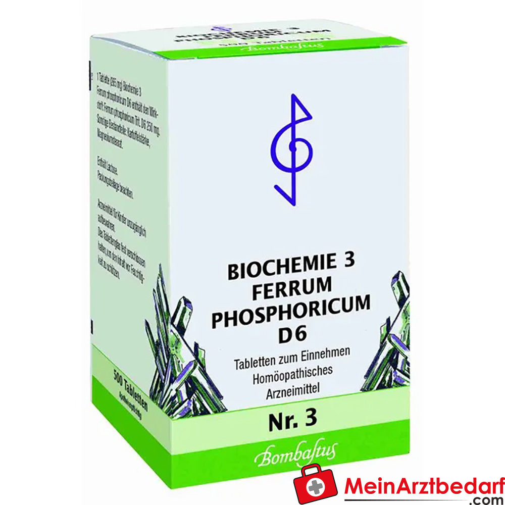 Bombastus Biochemie 3 Ferrum phosphoricum D 6 Tabletten.