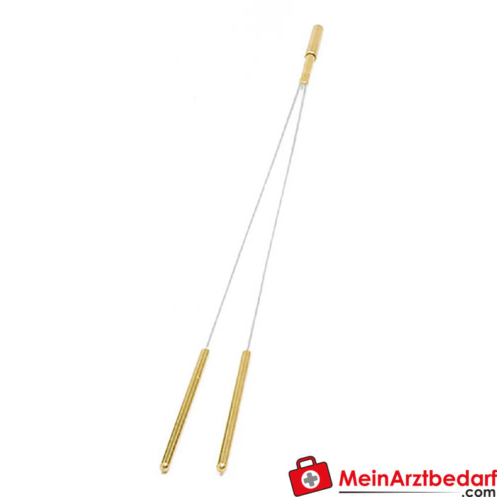 Berk divining rod with brass handle