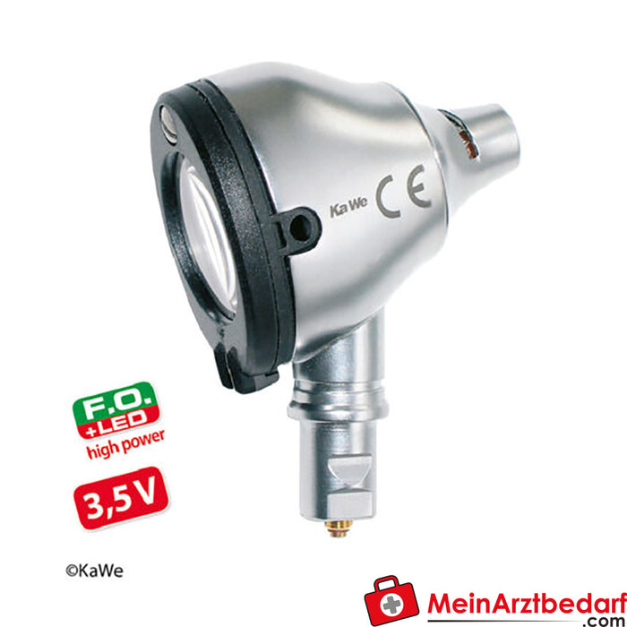 KaWe EUROLIGHT F.O.30 LED, 3,5 V, alta potenza, testa per otoscopio