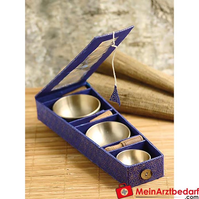 Berk singing bowls set of 3 in blue box