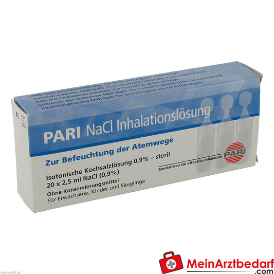 PARI NaCl Inhalationslösung 20x2,5 ml.