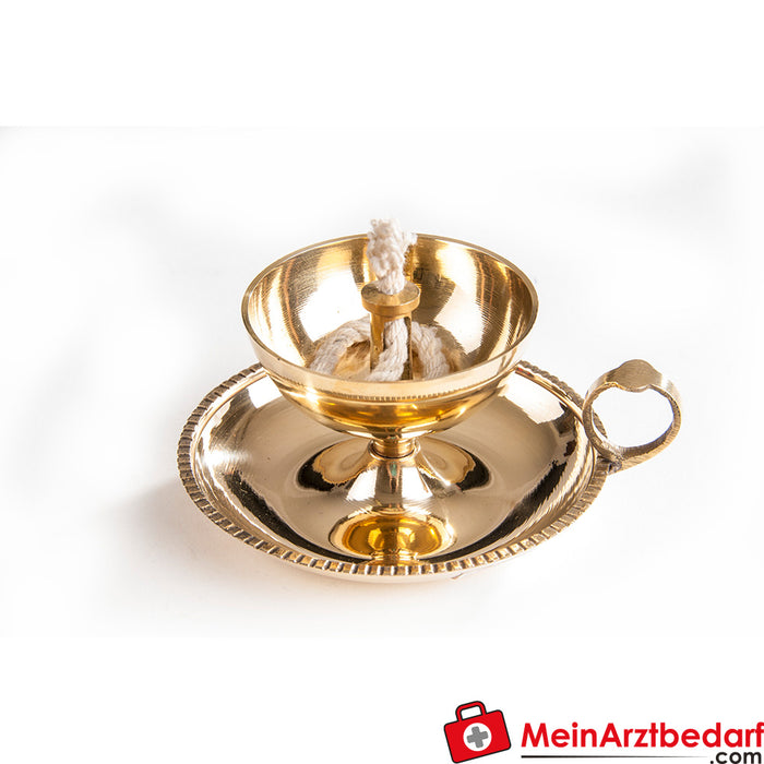 Berk ghee lamp, brass, 8 cm
