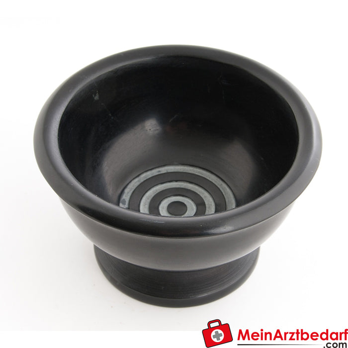 Berk Momi - 黑色皂石碗，12 厘米