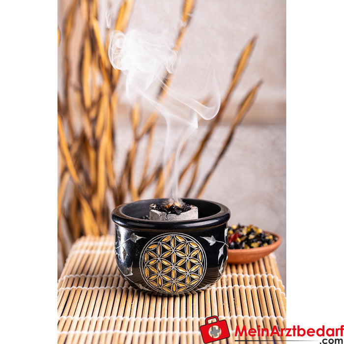 Berk incense bowl flower of life