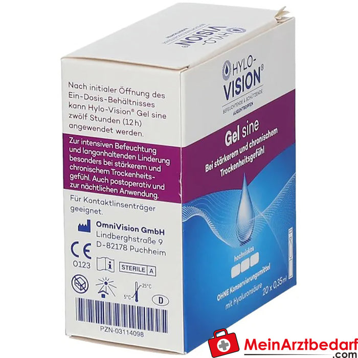 HYLO-VISION® Żel sine, 7ml