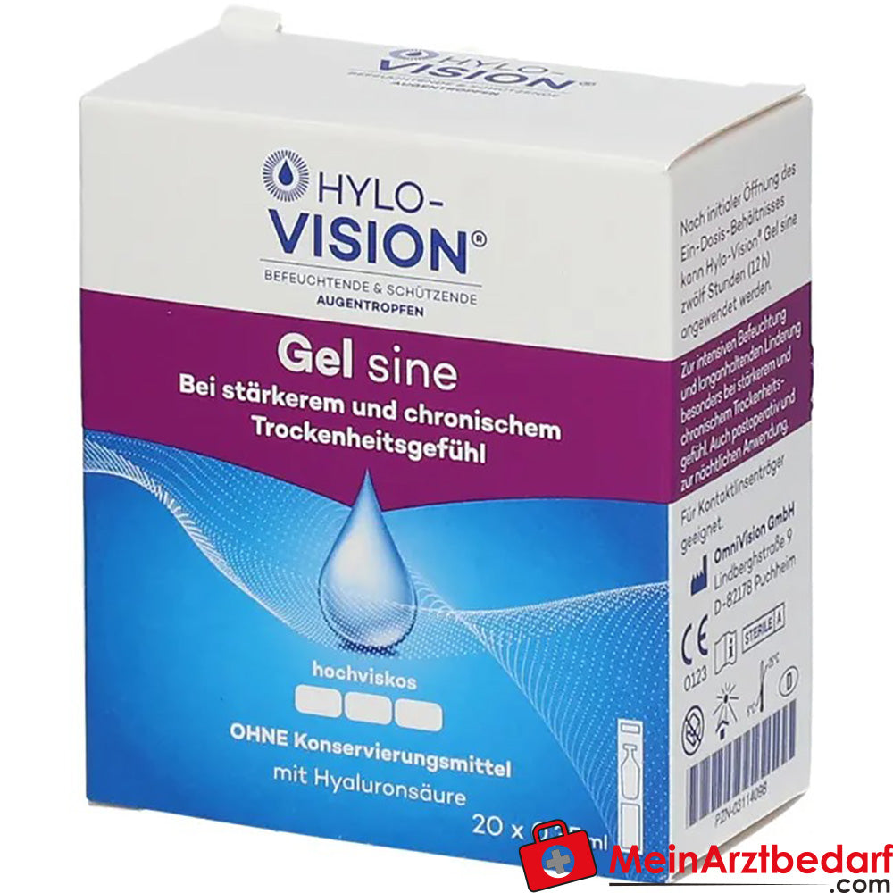 HYLO-VISION® Gel sine, 7ml.