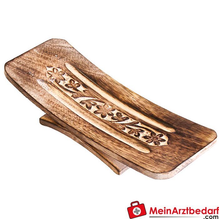 Soporte de madera de berk con el mantra Om Namah Shivaya