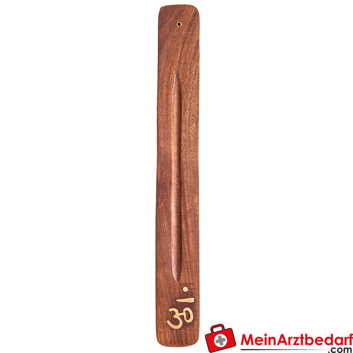 印有咒语 "唵 "的 Berk 木制托架