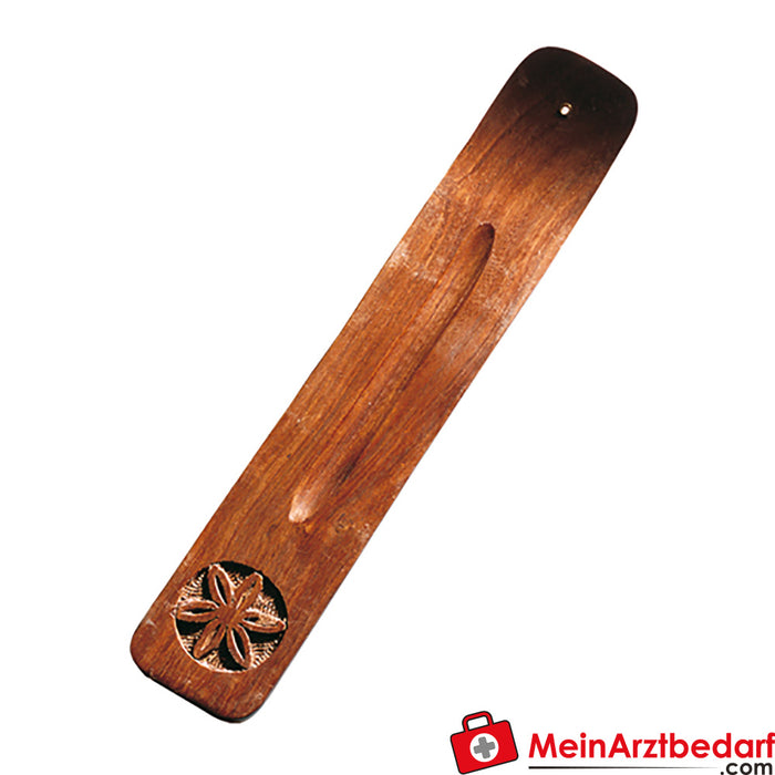 Berk wooden holder engraved flower