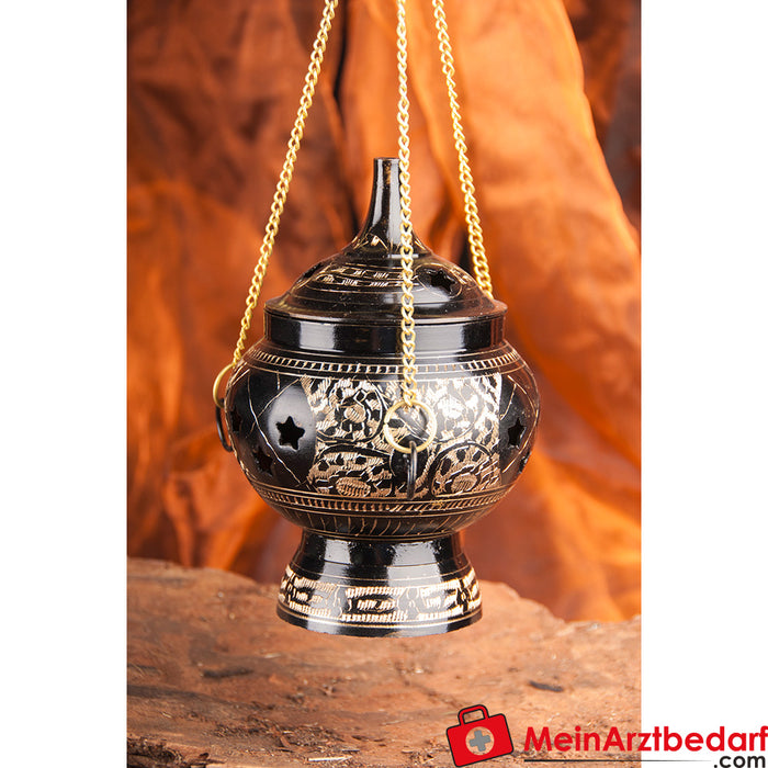 Berk black/gold censer