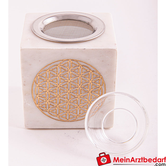 Lampada aromatica Berk "Flower of Life" con setaccio