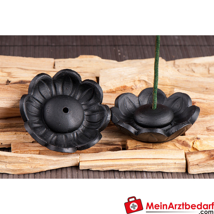 Berk clay lotus holder, black