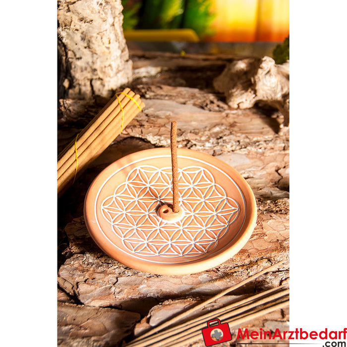 Berk flower of life, ceramic incense holder