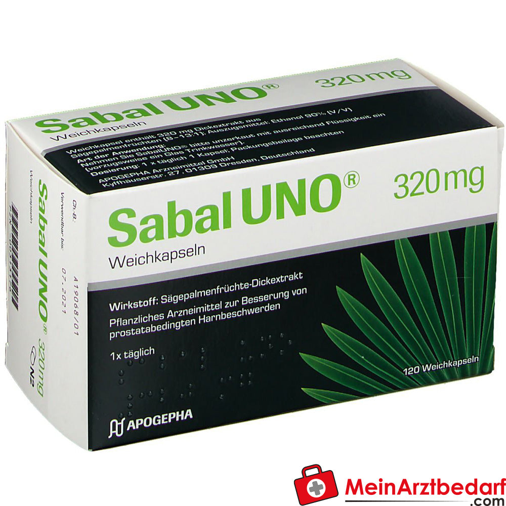 SabalUNO® 320mg Weichkapseln 120 St.