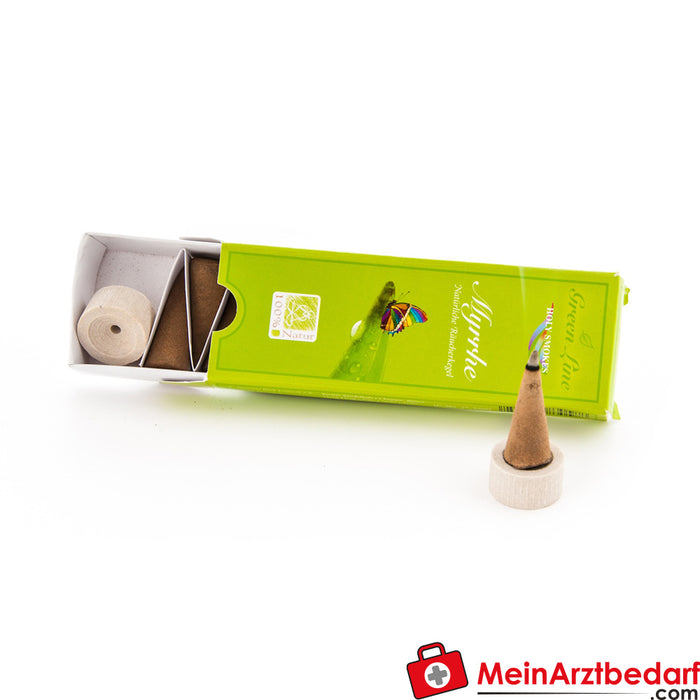 Berk Myrrh Incense Cone - Green Line 16 g