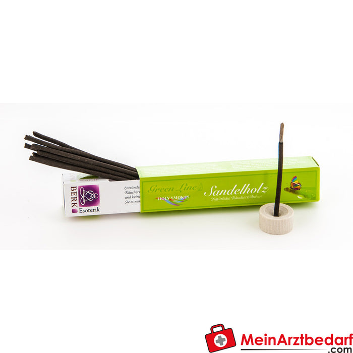 Berk Sandalwood Incense Sticks - Green Line 10 g