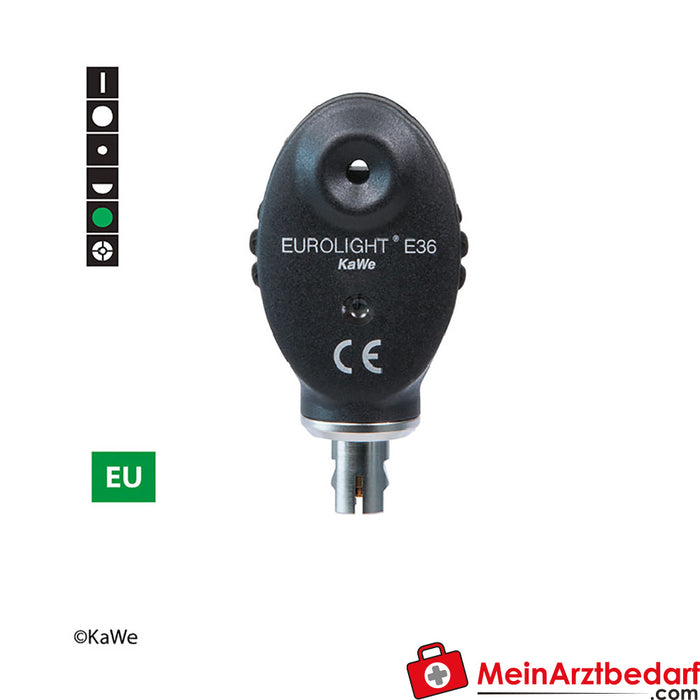 KaWe EUROLIGHT E36, 2,5 V, EU, głowica oftalmoskopu