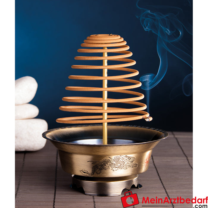 Berk incense holder for small spirals