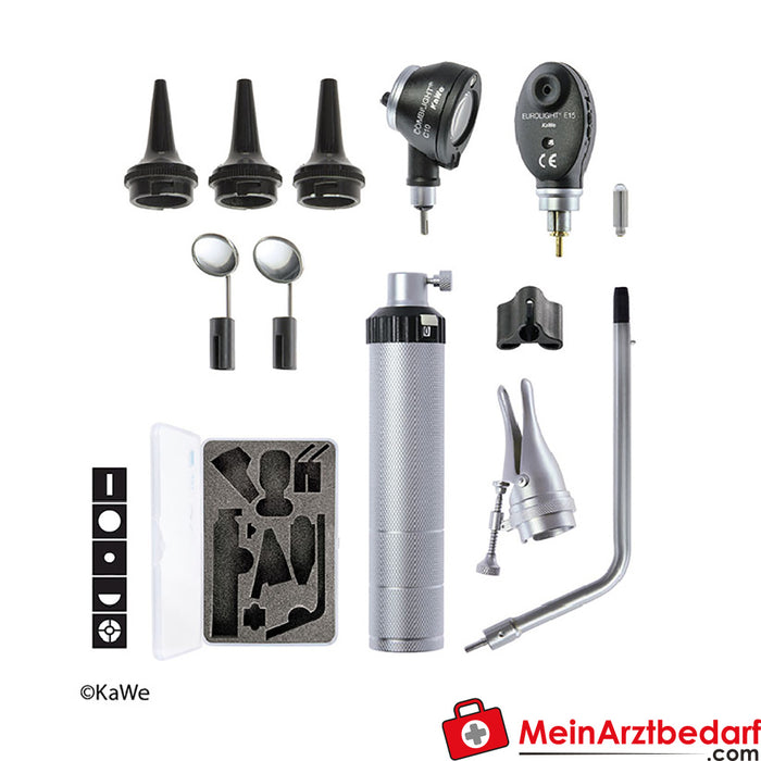 KaWe Basic Set C10/E15, 2.5 V, Otoscope/Ophthalmoscope Set