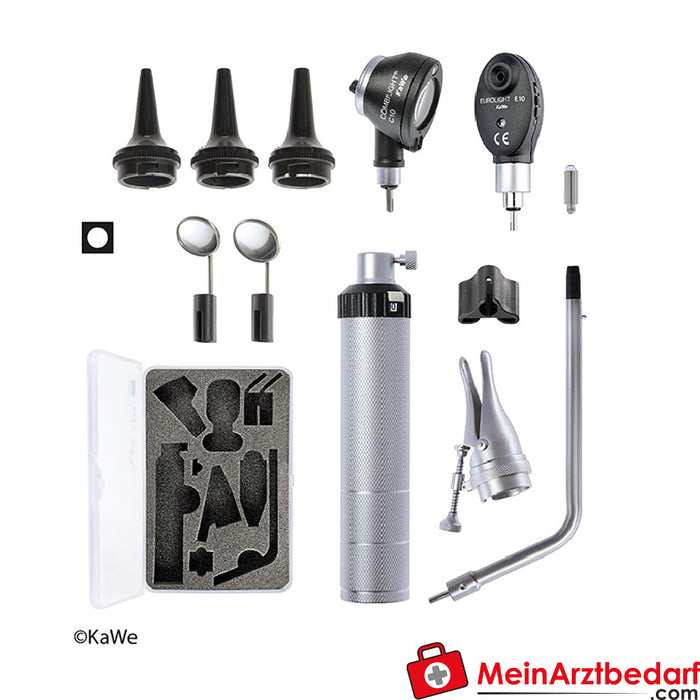 KaWe Basic Set C10/E10, 2,5 V, otoskop/oftalmoskop seti