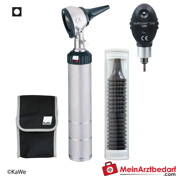 KaWe EUROLIGHT C10/E10, 2,5 V, kit otoscope/ophtalmoscope