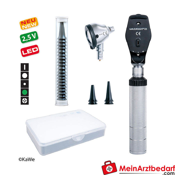 KaWe EUROLIGHT PRO-SET LED, set otoscope/ophtalmoscope