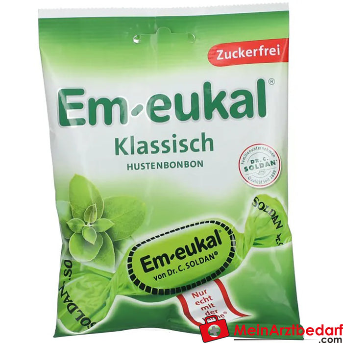 Em-eukal® Classic bez cukru, 75 g