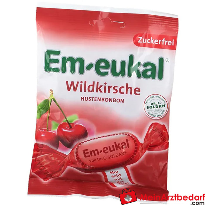 Em-eukal® Cerise sauvage sans sucre, 75g