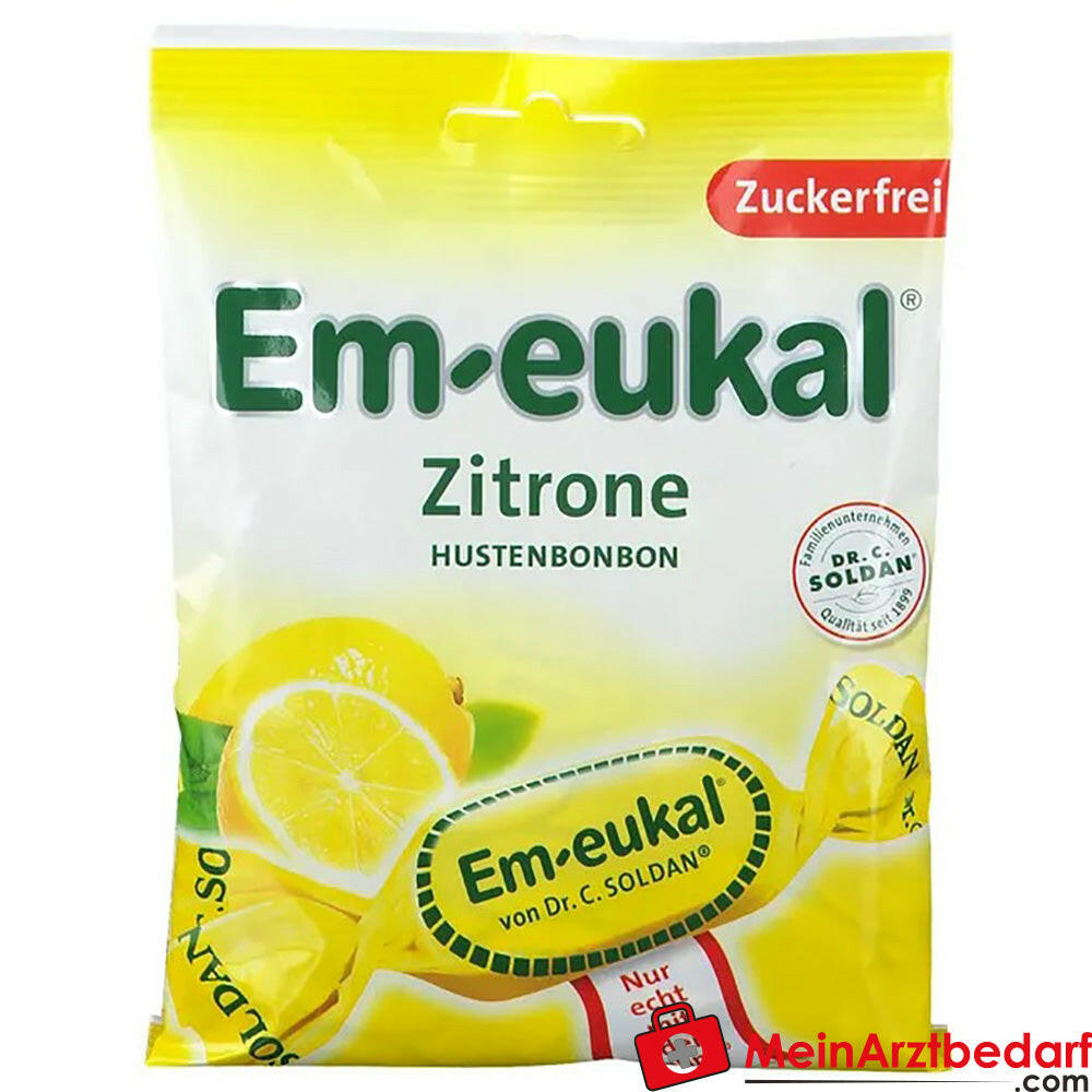 Em-eukal® Zitrone zuckerfrei, 75g.
